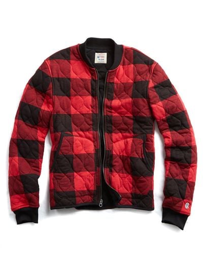 todd snyder quilted bomber jacket