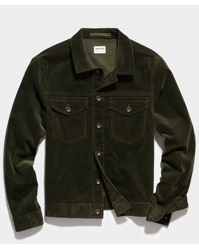 Todd Snyder Italian Corduroy Dylan Jacket in Olive (Green) for Men | Lyst