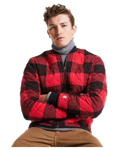 todd snyder quilted bomber jacket