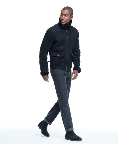 todd snyder shearling flight jacket