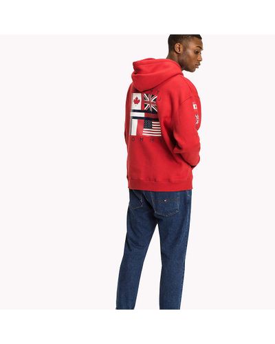 Tommy Hilfiger Red Hoodie With Flags Czech Republic, SAVE 36% -  zest-brewery.co.uk