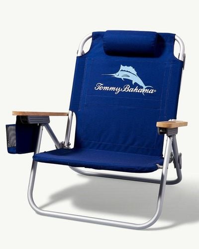 Tommy Bahama Backpack Beach Chair Red White And Blue