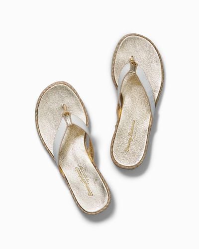 Details about  / J8969 New Women/'s Tommy Bahama Idell Silver//Gold Relaxolgoy Slide Sandal 9 B