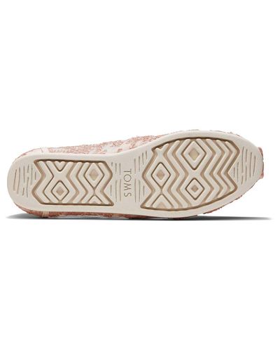 TOMS Metallic Floral Lace Womens 