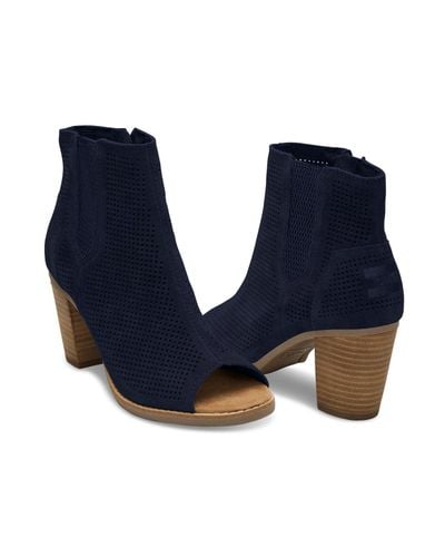 toms navy booties