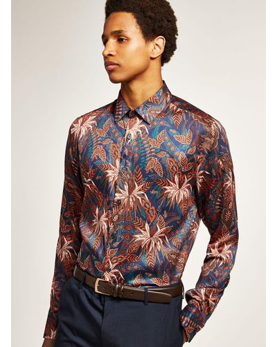 topman multi coloured shirt