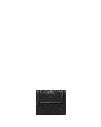 tory burch fleming mini flap wallet