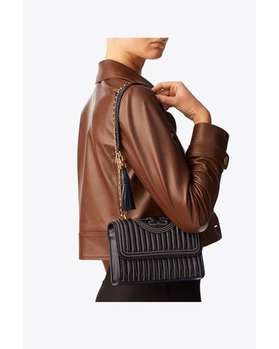 tory burch studded fleming