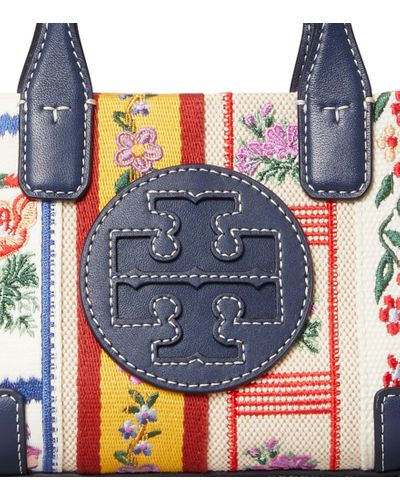 ella webbing patchwork tote