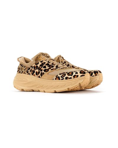 hoka one leopard