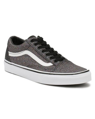 glitter rainbow vans