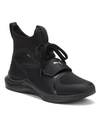 puma black phenom trainers