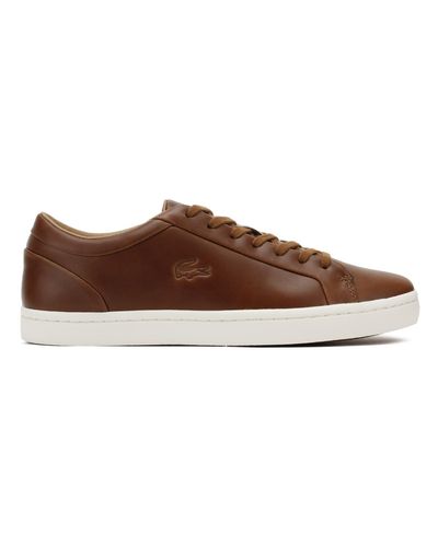 lacoste trainers brown leather, Off 73%, www.spotsclick.com