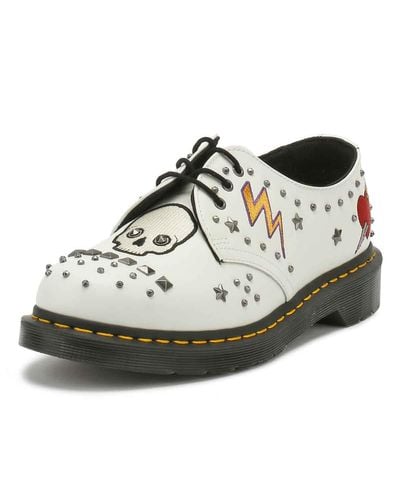 dr martens rockabilly white