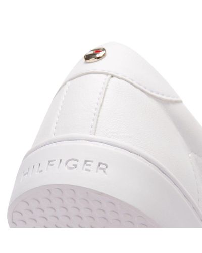 tommy hilfiger signature leather mix trainers