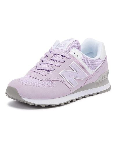 New Balance Suede Womens 574 Lilac Classic Trainers in Purple - Lyst New Balance Suede Womens 574 Lilac Classic Trainers in Purple - Lyst