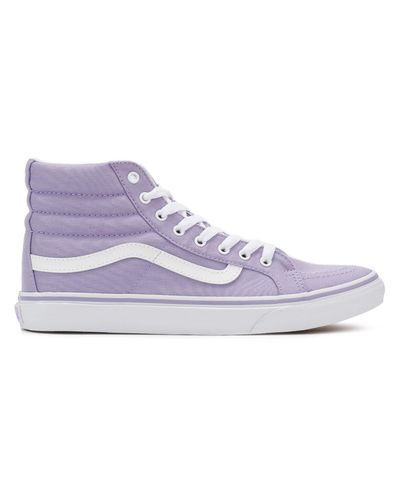 lavender high top vans