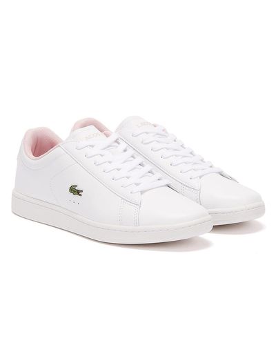 lacoste lerond white light pink