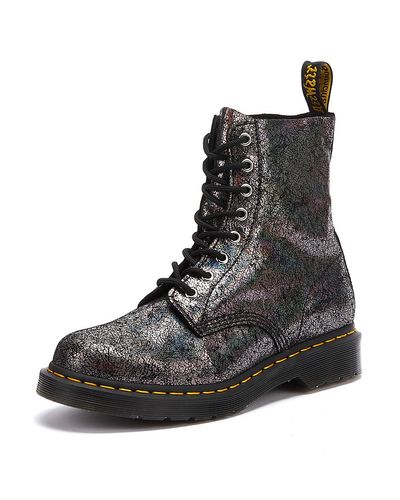 dr martens iridescent croc