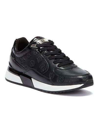 Guess Moxea 2 Trainers in Black - Lyst