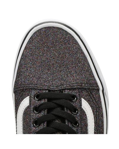 glitter rainbow vans