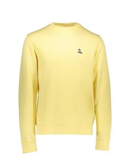 lacoste yellow sweatshirt