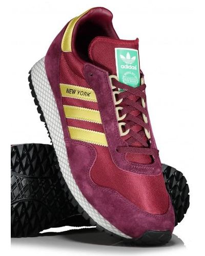 adidas new york maroon