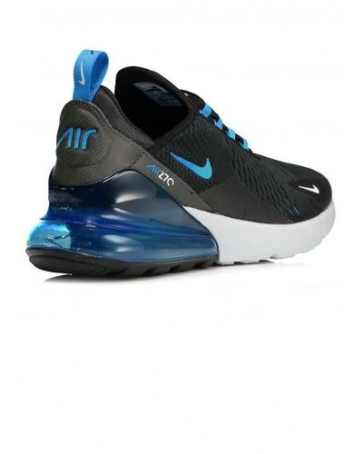 black blue nike air max 270