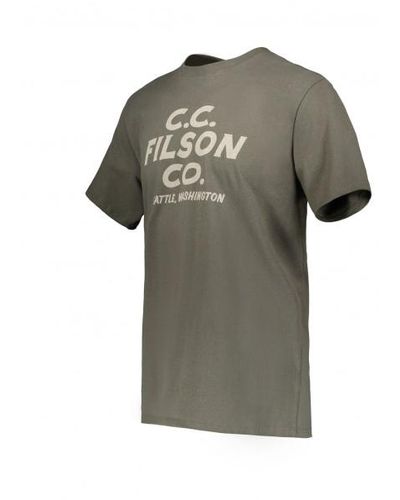 Filson Ss Outfitter Graphic Tee in Green for Men - Lyst