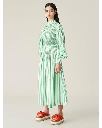 ganni kelly green shirt