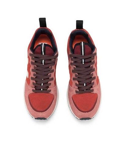 Veja Suede Rouille Petal Pink Venturi Trainers - Lyst