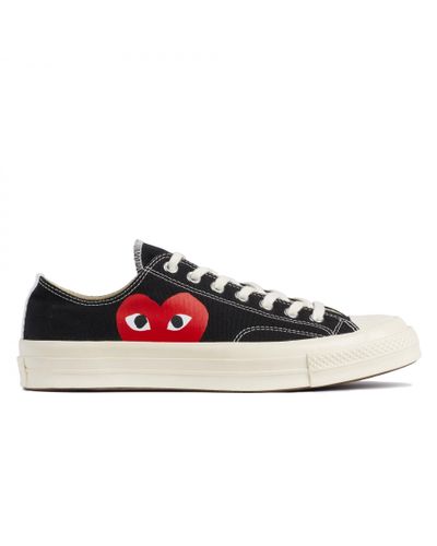 Nero PLAY X Converse 70s Chuck Taylor All Star Low ScarpaCOMME DES ...