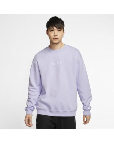 lilac sweatshirt nike