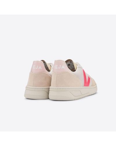 Veja V-10 Suede Multicolor/Natural-Babe - VX032495B | Sneaker District