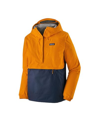 Patagonia Torrentshell Pullover 3l in Orange for Men - Lyst