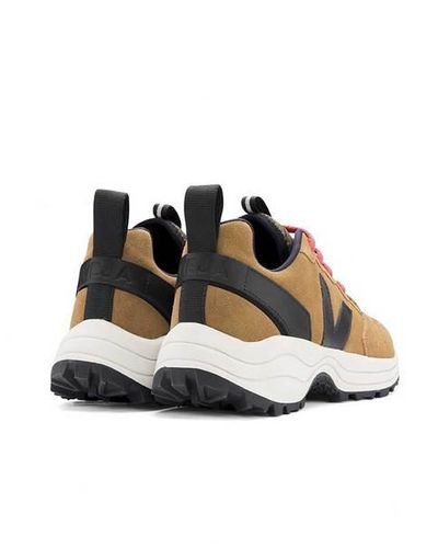 Veja Suede Tent Black Brown Venturi Trainers - Lyst