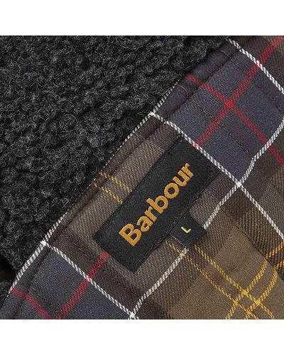 barbour black trapper hat 