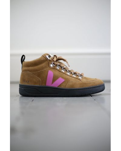 Veja Synthetik Roraima Zelt Wildleder Ultra Violet Hi Top Sneakers - Lyst