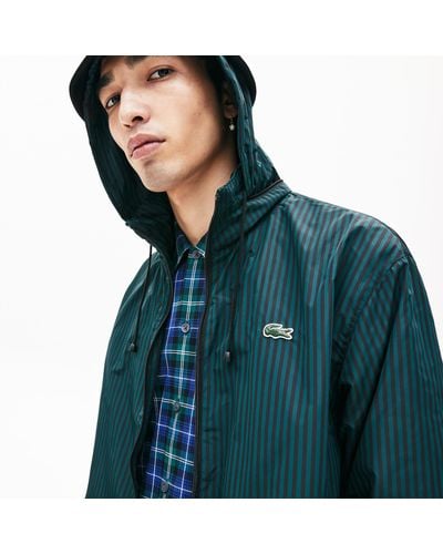 lacoste striped jacket