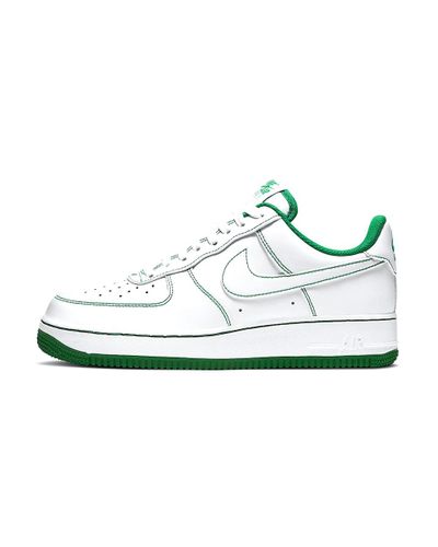 Nike MEN'S CV1724103 WHITE LEATHER SNEAKERS | Atterley