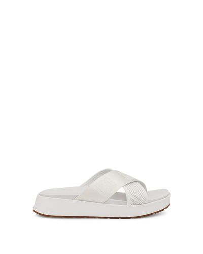 UGG Leather Emily Mesh Premium-mesh-upper in White - Lyst