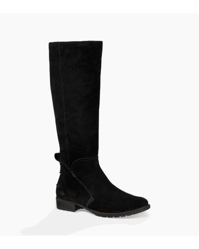 ugg leigh boot leather