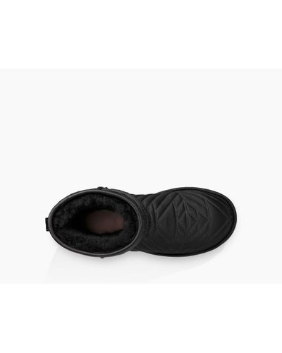 ugg classic mini quilted satin boot