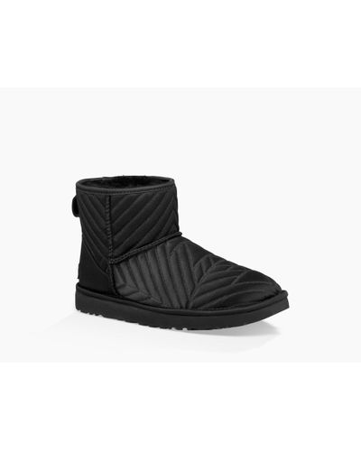 ugg classic mini quilted satin boot