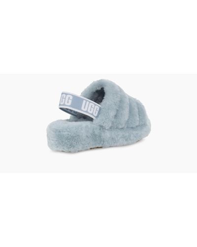 blue uggs slides