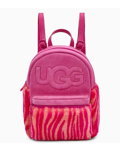 pink zebra ugg backpack