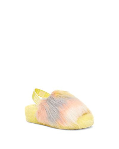 Women's UGG, Fluff Yeah Slide Tie Dye Slipper | Peltz Shoes