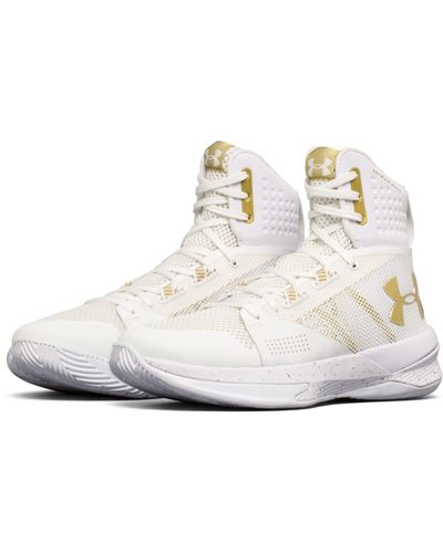 gold under armour volleyball shoes