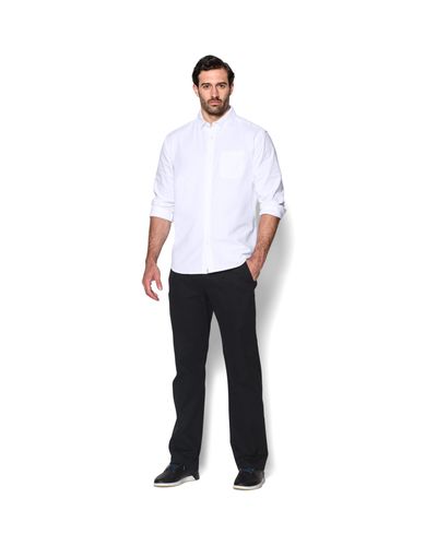 Under Armour Cotton Men’s Ua Performance Oxford Shirt in White for Men ...