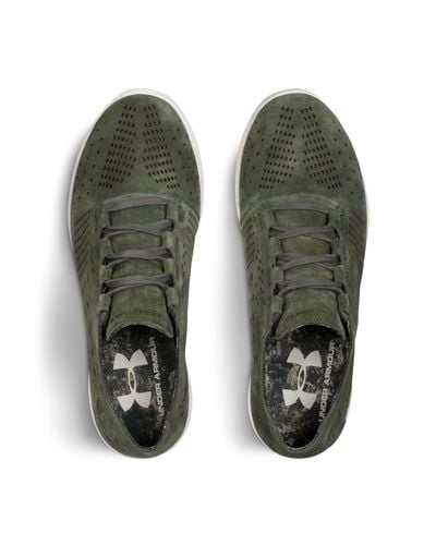 Under Armour Suede Women's Ua Street Precision Low Lux Lifestyle Shoes in  Green | Lyst